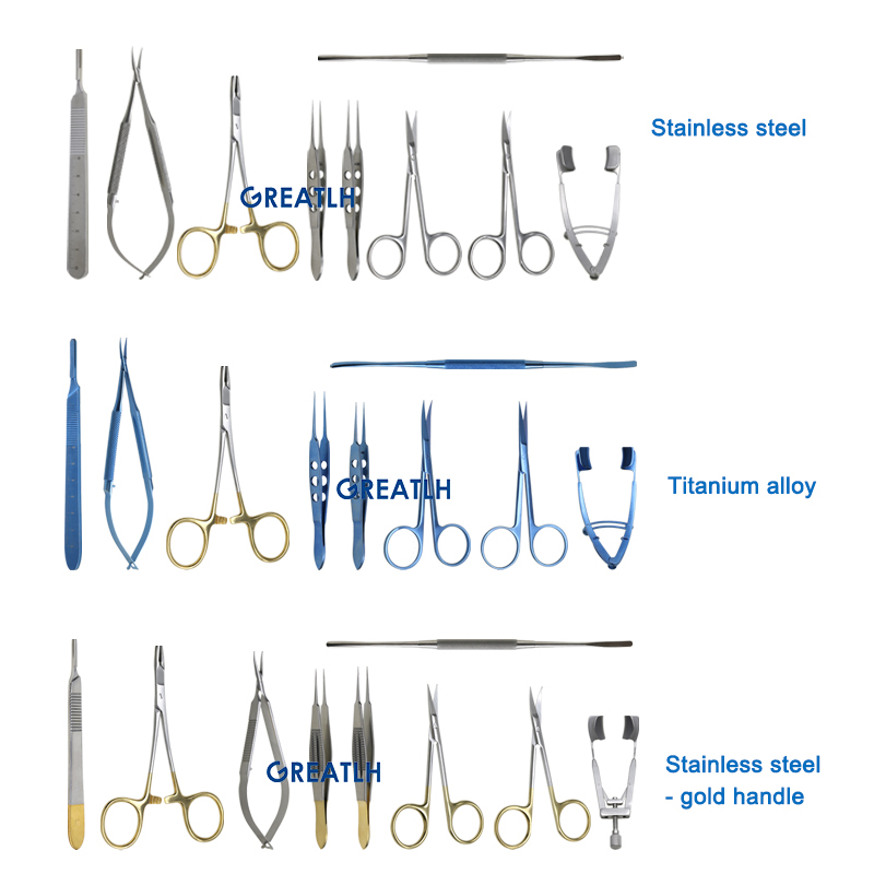 Pterygium chirurgische instrum - Surgical Instrument Set recensie en prijs